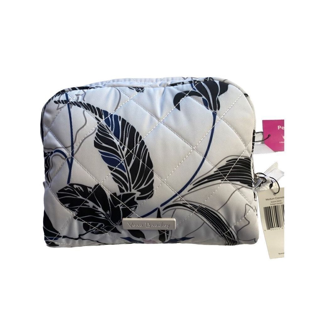 VERA BRADLEY MEDIUM COSMETIC - TWILIGHT GARDEN